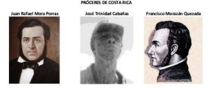 Personajes importantes de la independencia de Costa Rica