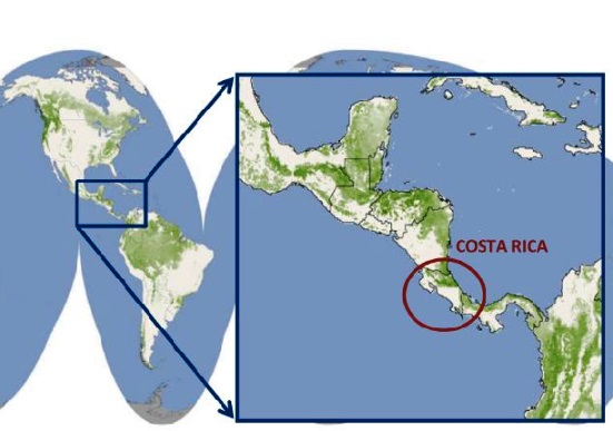 Ubicación geográfica de Costa Rica