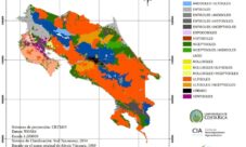Mapa de suelos de Costa Rica